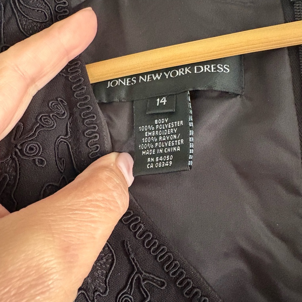 Jones New York black dress NWT